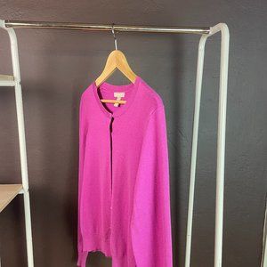 Silk blend Banana Republic Cardigan in Purple, size Large